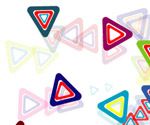 colored design Vector graphic
